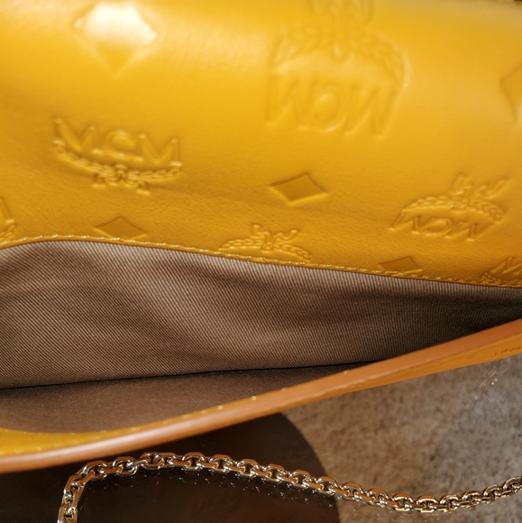 MCM Yellow Crossbody Bag - Picture 7 of 8